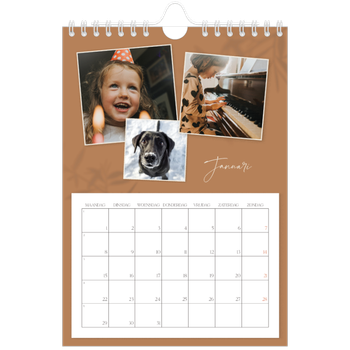 Fotokalender A5 — Warme aardetinten