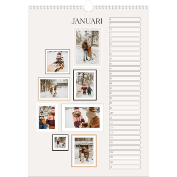 Fotokalender A3 — Fotowand gallerij