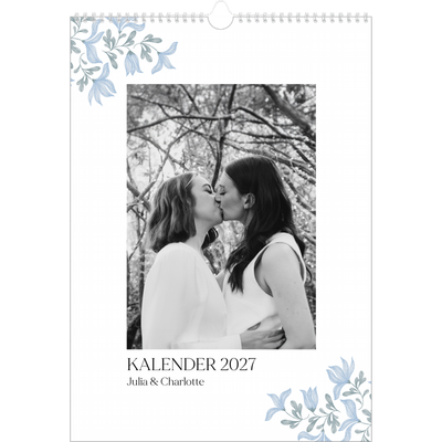 A3 Jaarkalender — Elegant bloemig [omslag]