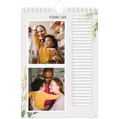 Fotokalender A5 — Bloemen splash [Februari]