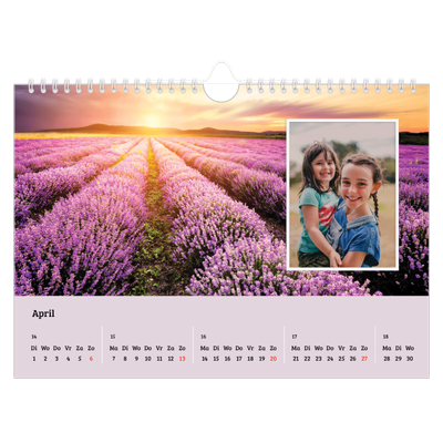 Fotokalender A4 — Vier jaargetijden [April]