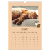 A3 Jaarkalender — Speelse kitten [Maart]