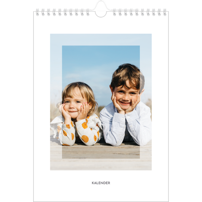 Fotokalender A4 (20 x 30 cm) — Transparante kaders [omslag]