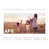 Fotokalender A4 — Grote maandaanduiding [April]