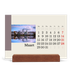 Bureaukalender met houten standaard  — Bezienswaardigheden van de wereld [Maart]