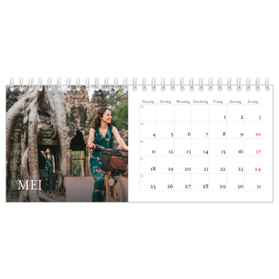 Bureaukalenders — Schreefletters [omslag]