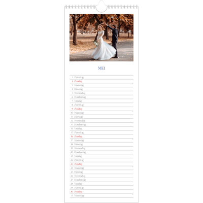 Smalle kalender  — Kobalt klassieker [Mei]