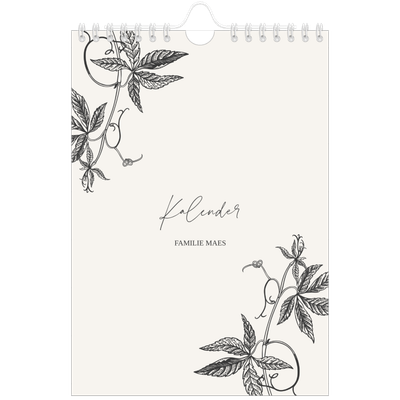 Fotokalender A5 — Inkt & klimop [omslag]