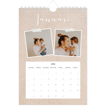 Fotokalender A5 — Scrapbook kalender