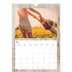 Fotokalender A4 (20 x 30 cm) — Houtpatroon [omslag]