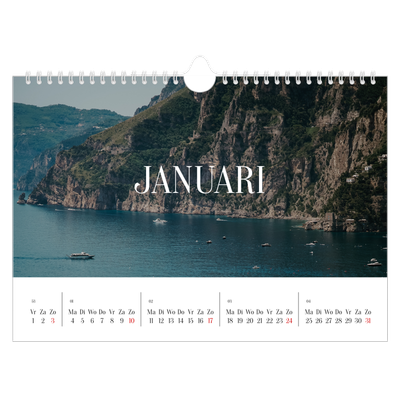 Fotokalender A4 — Eindeloze ontsnapping [Januari]