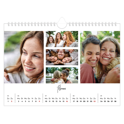 Fotokalender A4 — Foto arrangement [Februari]