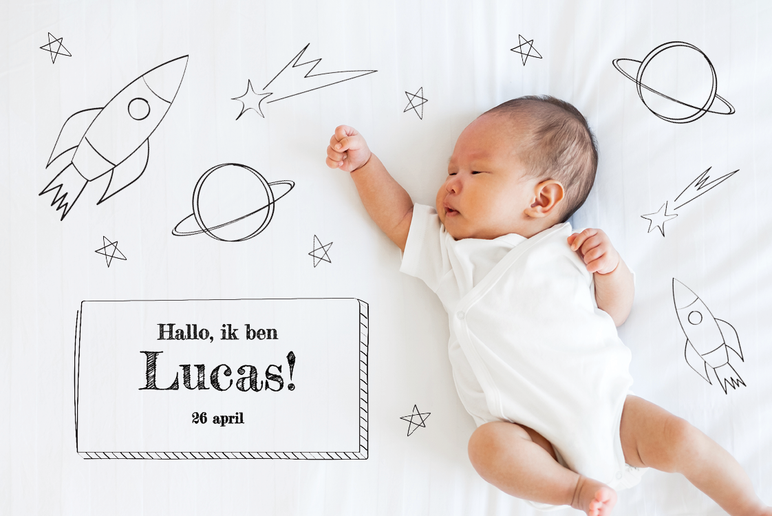 Uitnodigingen — Hallo universum