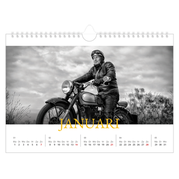 Fotokalender A4 — Historische stijl