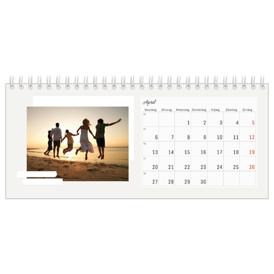 Bureaukalenders — Gedempte tonen [April]