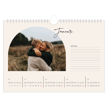 Fotokalender A4 — Boog van herinneringen