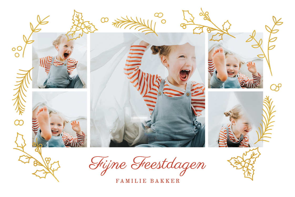 Fotokaarten — Gouden gebladerte