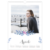 A3 Jaarkalender — Bloemen illustraties [April]