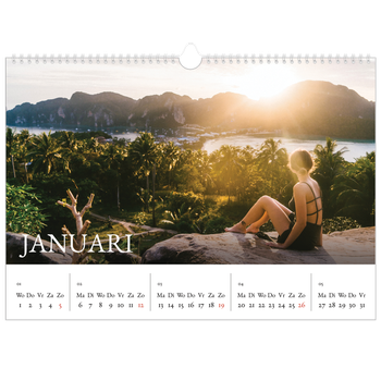 Fotokalender A3 — Schreefletters
