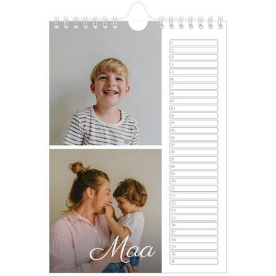 Fotokalender A5 — Handgeschreven maanden [Maart]