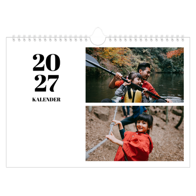 Fotokalender A4 — Serif en momenten [omslag]