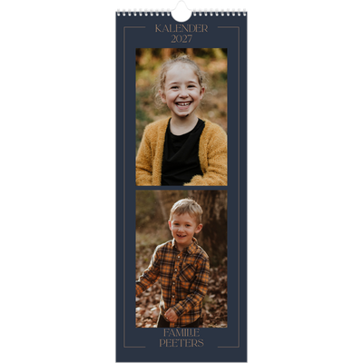 Smalle kalender  — Pruisisch blauw [omslag]