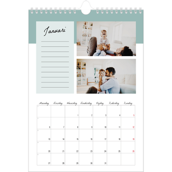 Fotokalender A4 — Kalender Lijst