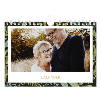 Fotokalender A5 — Gebloemd behang [omslag]