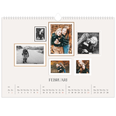 Fotokalender A3 — Fotowand gallerij [Februari]