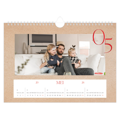 Fotokalender A4 — Rode stippen [omslag]