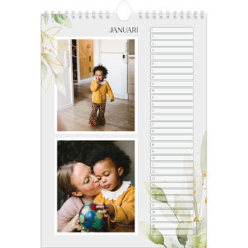 Fotokalender A4 — Bloemen splash
