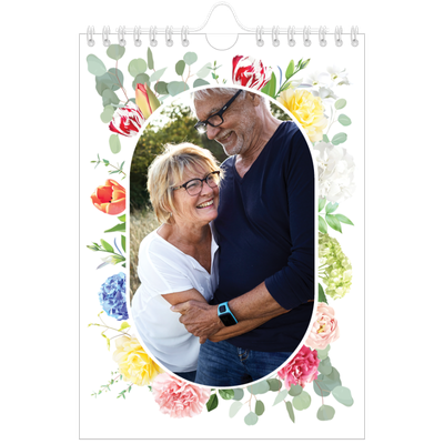 Fotokalender A5 — Klassieke bloemen [omslag]