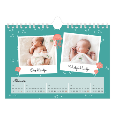 Fotokalender A5 — Schattige dieren [Februari]