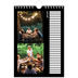 Fotokalender A5 — Foto in zwart kader [Januari]