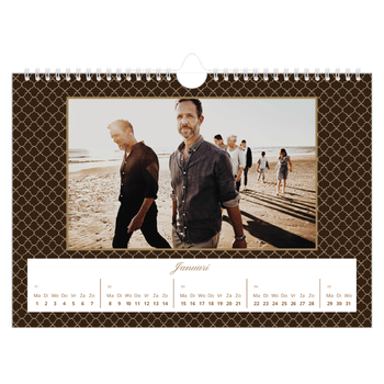 Fotokalender A4 — Vintage zwart-wit