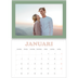 Fotokalender A4 Dubbel (30 x 40 cm) — Retro stijl frames [Januari]