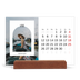 Bureaukalender met houten standaard  — De open boog [April]