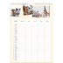 A4 Familieplanners — Modern - gezinsplanner 5 personen [Maart]