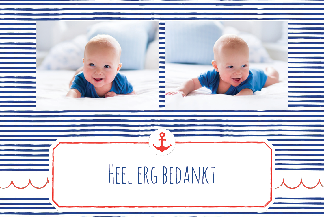 Bedankkaarten — Kleine matroos