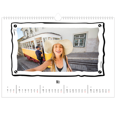 Fotokalender A3 — Plakboekmomenten [omslag]