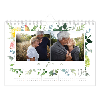 Fotokalender A5 — Klassieke bloemen