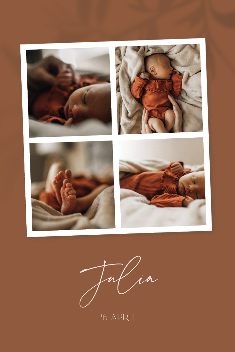 Uitnodigingen — Warme aardetinten