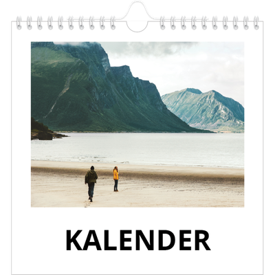 Jaarkalenders vierkant — Witte randen [omslag]