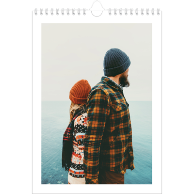 Verjaardagskalenders A4 — Schreefletters [omslag]