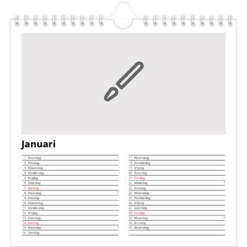 Fotokalender Vierkant — Ontwerp je eigen fotoproduct
