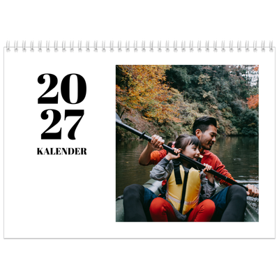 Fotokalender A4 Dubbel (30 x 40 cm) — Serif en momenten [omslag]