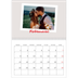 Fotokalender A4 Dubbel (30 x 40 cm) — Karmijnrode handtekening [Februari]