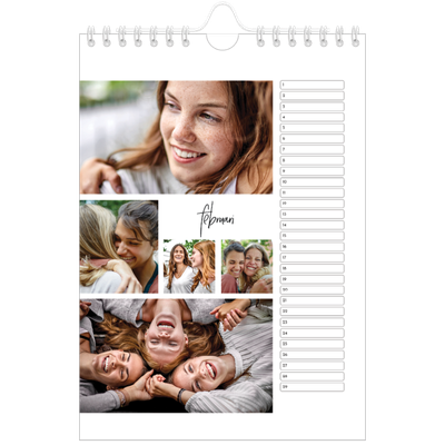 Fotokalender A5 — Foto arrangement [Februari]