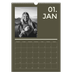 A3 Jaarkalender — Modern en gedurft [Januari]