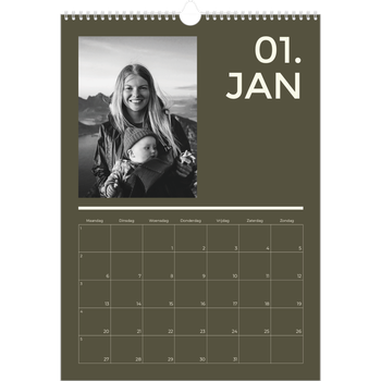 Fotokalender A3 — Modern en gedurft